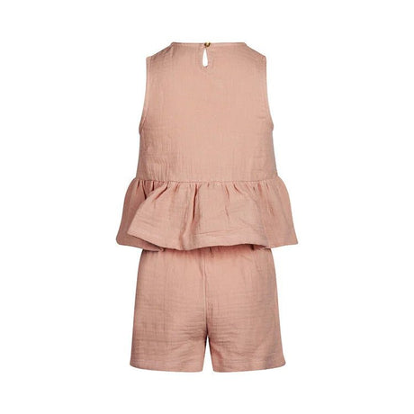 Koko Noko Kids Girls 2-Piece Ruffle Tank & Shorts Set - Smokey Pink