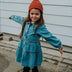 Koko Noko Kids Girls Button-Up Long Sleeve Jean Dress - Light Denim