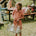 Koko Noko Kids Girls Button-Up Short Sleeve Dress - Blushed Terra