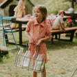 Koko Noko Kids Girls Button - Up Short Sleeve Dress - A&M Clothing & Shoes
