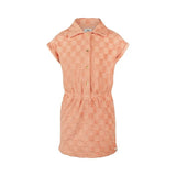 Koko Noko Kids Girls Button - Up Short Sleeve Dress - A&M Clothing & Shoes