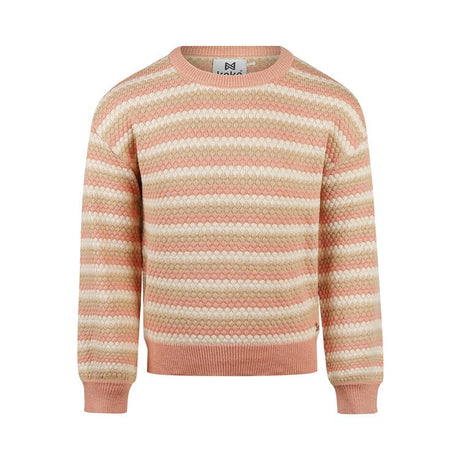 Koko Noko Kids Girls Dropped Shoulder Sweater - Dusty Pink