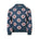 Koko Noko Kids Girls Flower Long Sleeve Sweater - Blue/Pink