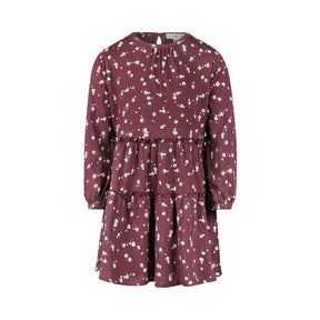 Koko Noko Kids Girls Long Sleeve Dress - Eggplant