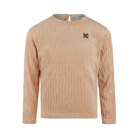 Koko Noko Kids Girls Long Sleeve T-Shirt - Caramel Brown