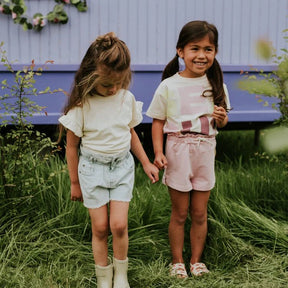 Koko Noko Kids Girls Loose Fit Jean Shorts - Blue Jeans