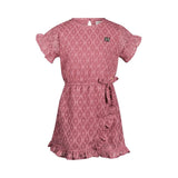 Koko Noko Kids Girls Side Tie Ruffle Dress - A&M Clothing & Shoes