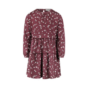 Koko Noko Kids Girls Long Sleeve Dress - Eggplant