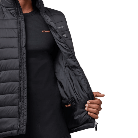 Kombi Men's USB Warm it Up Vest - Black