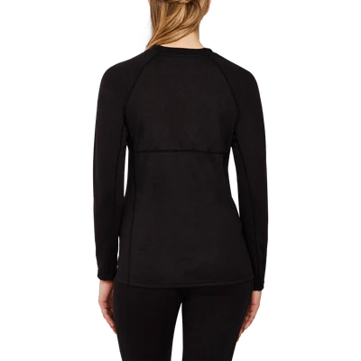 Kombi Women's MerinoMIX Pro Top Base Layer - Black