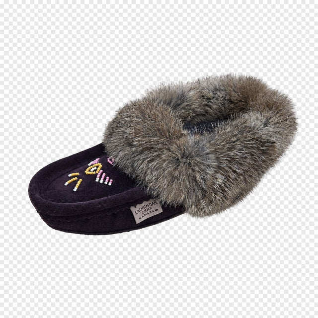 Laurentian Chief Women's Moccasins - Raisin