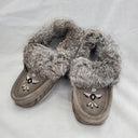 Laurentian Chief Women's Moccasins - Grey