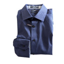Leo Chevalier Cotton LS Dress Shirt - Oxford Blue