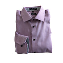 Leo Chevalier Cotton LS Dress Shirt - Purple