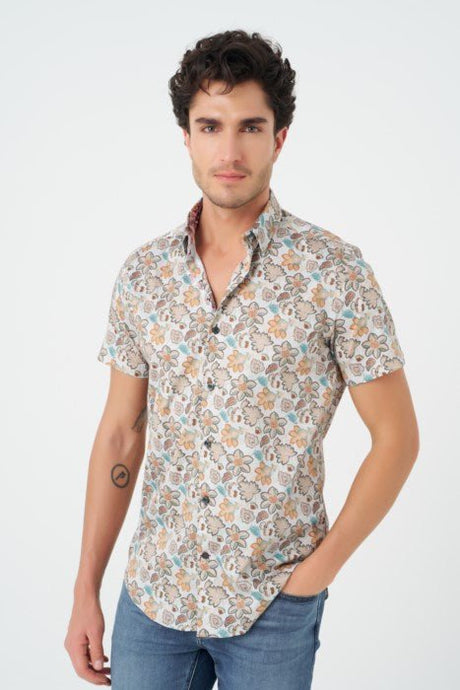 Leo Chevalier Men's Adjusted Fit SS Shirt - A&M Clothing & Shoes - Westlock