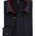 Leo Chevalier Men's Fittd LS Dress Shirt - Deep Navy