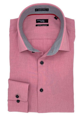 Leo Chevalier Men's Fitted LS Dress Shirt - New Pink