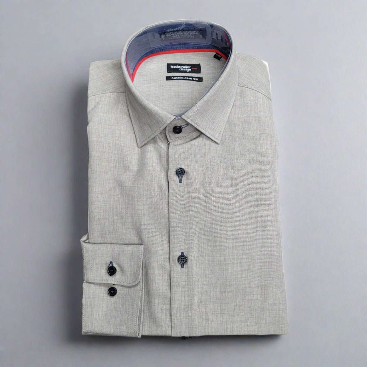 Leo Chevalier Men's Fittd LS Dress Shirt - A&M Clothing & Shoes - Westlock