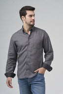 Leo Chevalier Men's LS Sport Shirt Tall - Grey