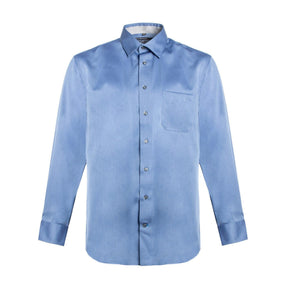 Leo Chevalier Men's No-Iron Dress Shirt - Insignia Blue