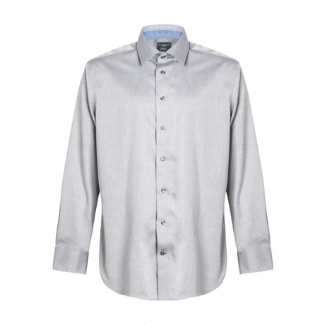 Leo Chevalier Men's No-Iron Dress Shirt - Charcoal