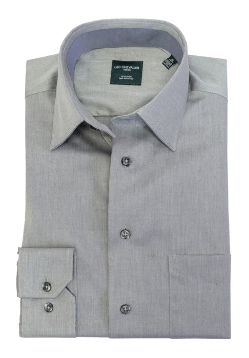 Leo Chevalier Men's No - Iron Dress Shirt - A&M Clothing & Shoes