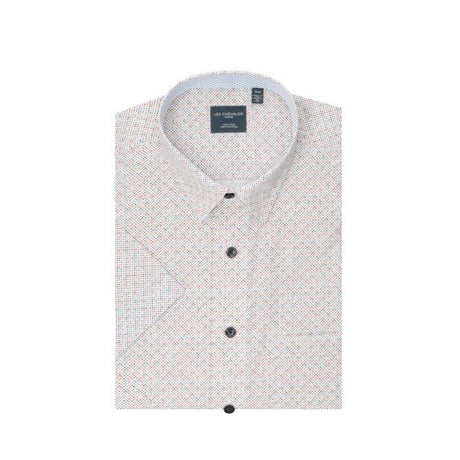 Leo Chevalier Men's Non-Iron SS Sport Shirt - Multi