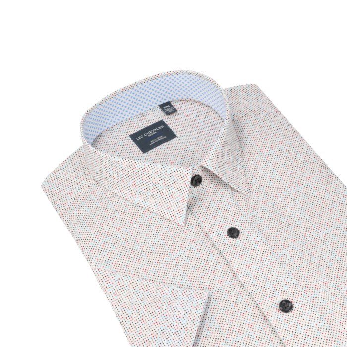Leo Chevalier Men's Non - Iron SS Sport Shirt - A&M Clothing & Shoes