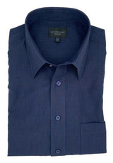 Leo Chevalier Men's Short Sleeve Dress Shirt - A&M Clothing & Shoes
