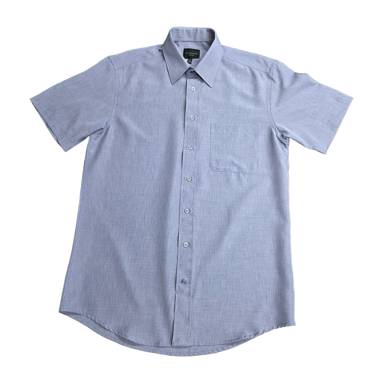Leo Chevalier Men's Short Sleeve Dress Shirt - A&M Clothing & Shoes