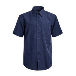 Leo Chevalier Men's Short Sleeve Dress Shirt - A&M Clothing & Shoes