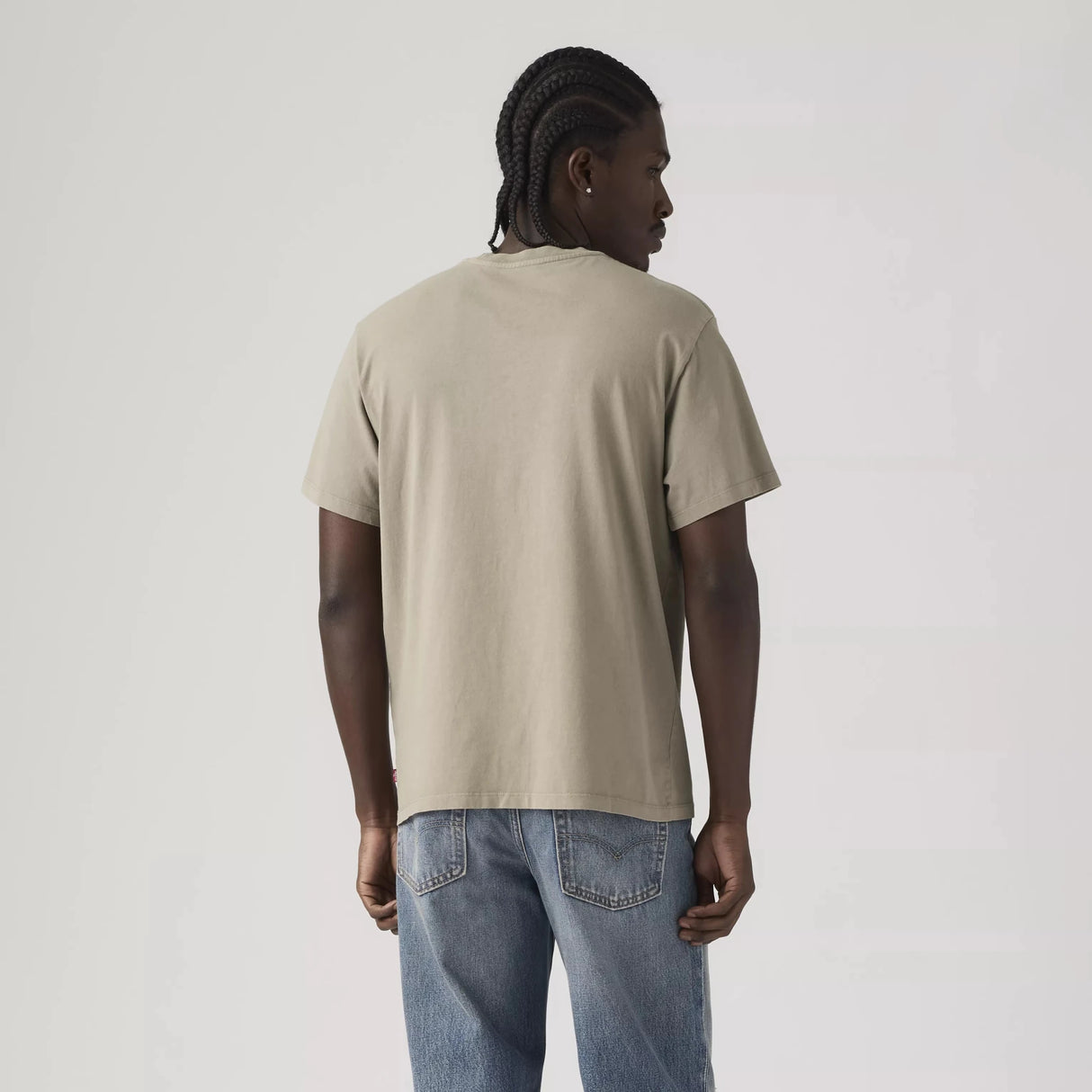 Levi's Men's Essential Pocket T-Shirt Khaki - A&M Clothing & Shoes - Westlock