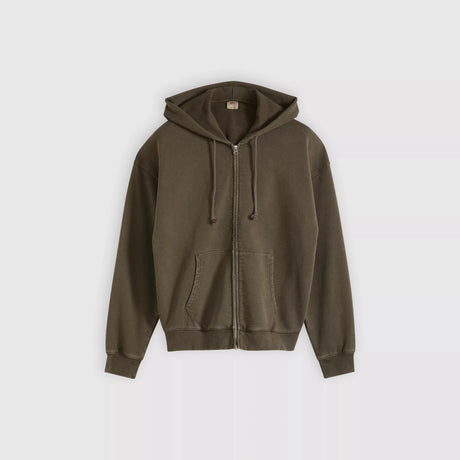 Levi's Men's Hayes Boxy Full Zip Hoodie - Maitake Brown