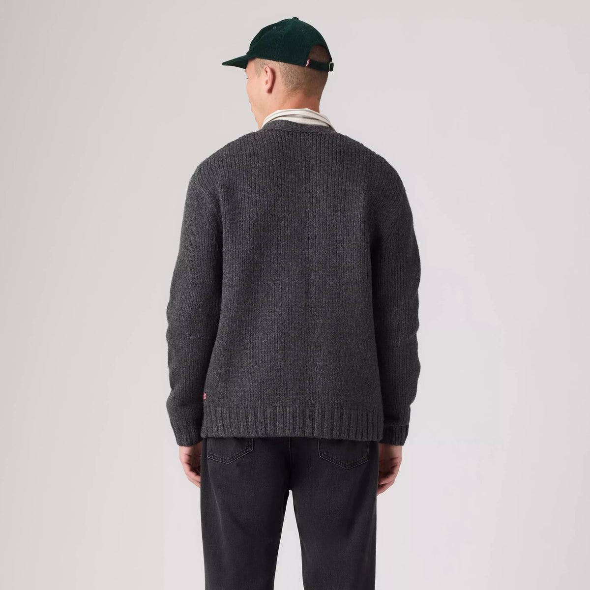 Levi's Men's Mammoth Cardigan - Obscidian