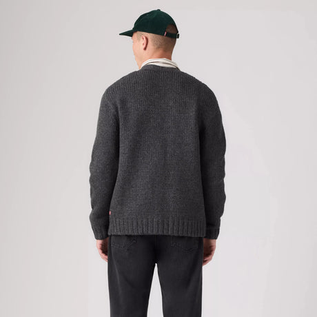 Levi's Men's Mammoth Cardigan - Obscidian