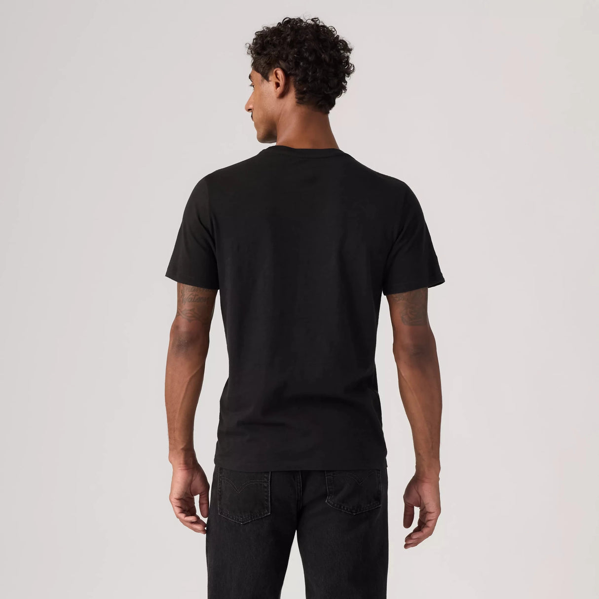 Levi's Men's Short Sleeve Classic Pocket Slub T-Shirt - Mineral Black