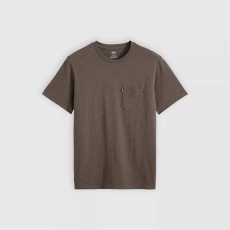 Levi's Men's Short Sleeve Classic Pocket T-Shirt - Maitake Brown