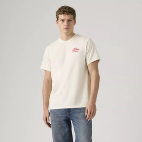 Levi's Men's Short Sleeve Relaxed Fit T-Shirt - Egret