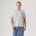 Levi's Men's Short Sleeve Relaxed Fit T-Shirt - Chaps/Light Grey