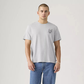 Levi's Men's Short Sleeve Relaxed Fit T-Shirt - Chaps/Light Grey