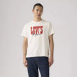 Levi's Men's Short Sleeve Relaxed Fit T-Shirt Egret - A&M Clothing & Shoes - Westlock
