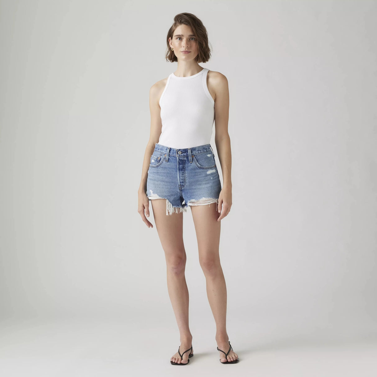 Levi's Women's 501 Original Blow Big Horns Shorts - A&M Clothing & Shoes
