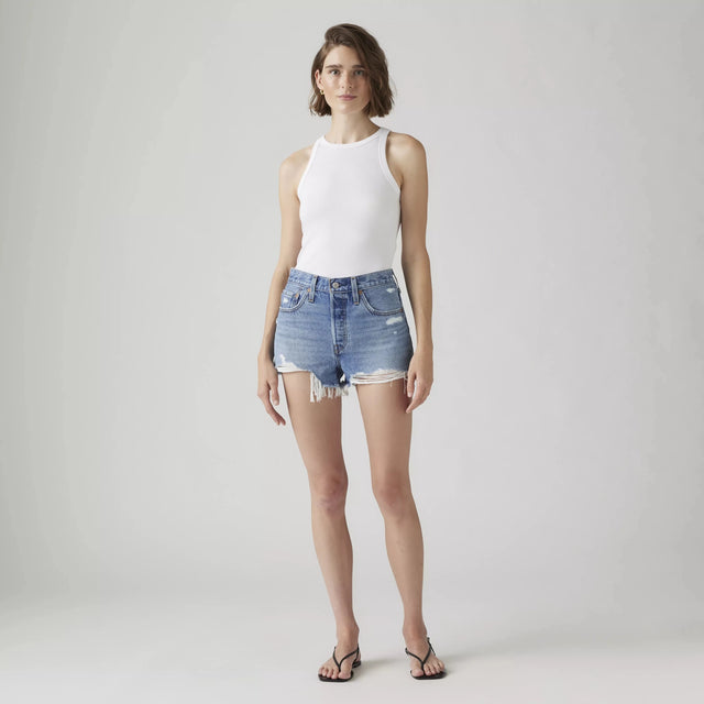 Levi's Women's 501 Original Blow Big Horns Shorts - A&M Clothing & Shoes