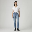 Levi's Women's 724 High Rise Straight Jeans - Eternal Indigo