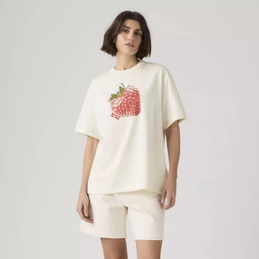 Levi's Women's Gr Tabor Tee Heart - Egret