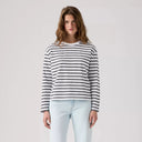 Levi's Women's Long Sleeve Vintage Paloma Stripe Shirt - Bright White