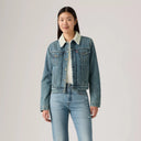 Levi's Women's Original Sherpa Trucker Heed and Hawed Jacket - Heed And Hawed