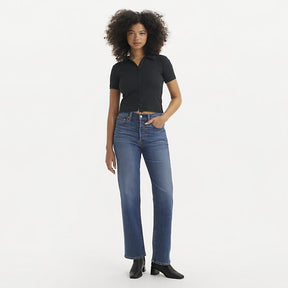 Levi's Women's Ribcage Full Length Jeans - The Last Straw