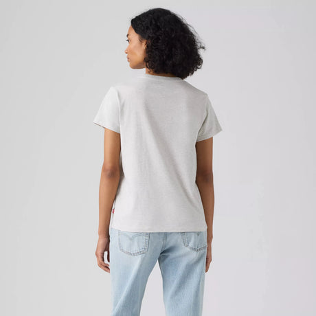Levi's Women's The Perfect Archival Grid Orbit T-Shirt - Heather Grey
