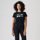 Levi's Women's The Perfect Archival Grid T-Shirt - Silver/Anthracite